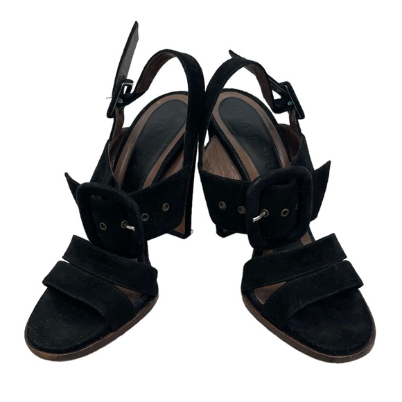 Marni Suede Leather Heels - Picture 5 of 16